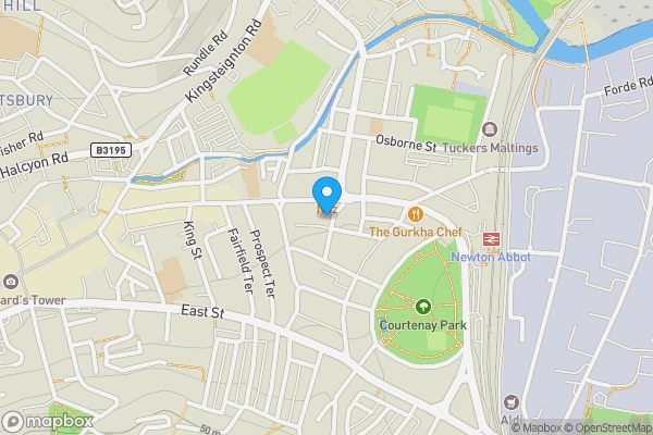 Map location for 11 St. Pauls Road, Newton Abbot, Devon TQ12 2HP