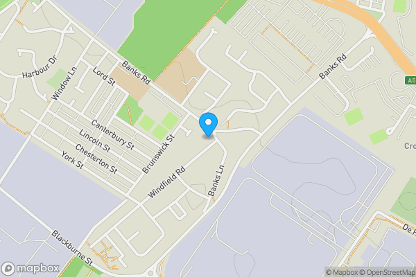 Map location for 4 Banks Lane, Garston, Liverpool, Merseyside, L19 8JL L19 8JL