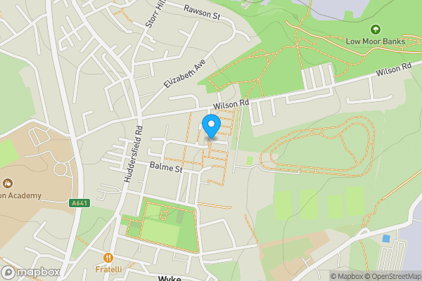 Map location for Clay Hill Drive, Bradford, West Yorkshire, BD12 9QH