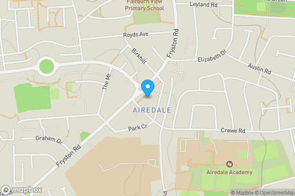 Map location for Flat 18 The Square , Castleford, West Yorkshire WF10 3JJ