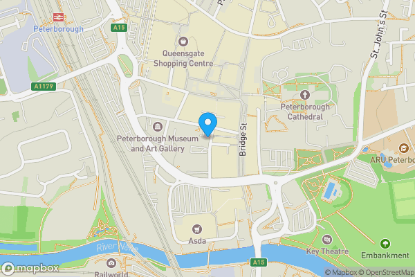 Map location for 30 Cathedral View, Peterborough, Cambridgeshire, PE1 1DS