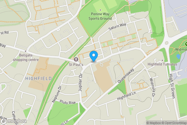 Map location for Jupiter Drive, Hemel Hempstead, Hertfordshire, HP2 5NT