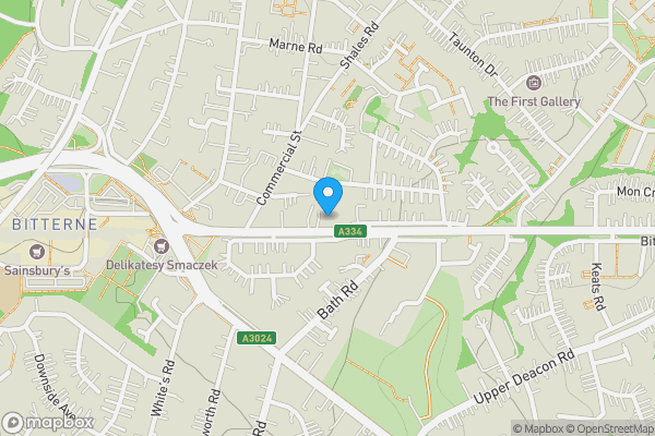 Map location for Justine Court, Southampton, Hampshire, SO18 5BQ