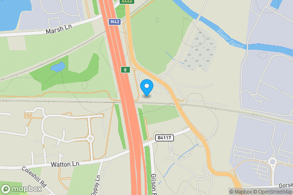 Map location for Land at Lichfield Road, Water Orton, Birmingham, West Midlands B46 1NU