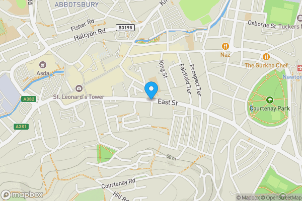 Map location for East Street, Devon, TQ12 1AQ