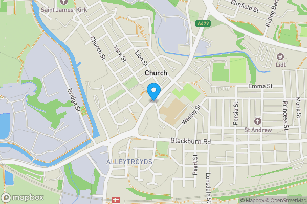 Map location for Land Lying to South Church Bank, Benfieldside Road, Shotley Bridge , DH8 0RN