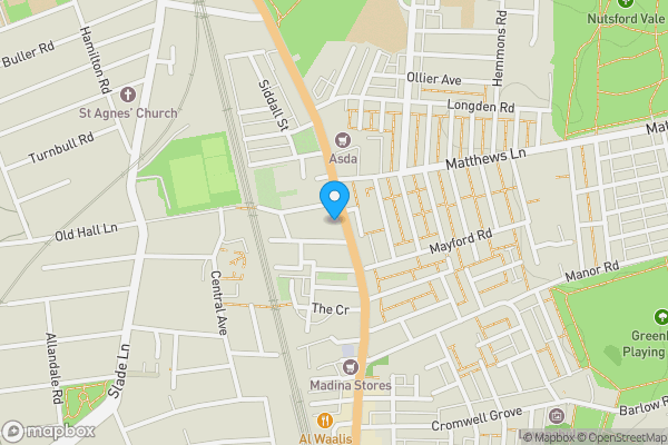 Map location for 667 Stockport Road, Levenshulme, Manchester, Manchester M12 4QE