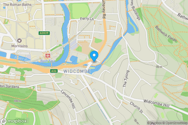 Map location for St. Matthews Place, BATH, Somerset, BA2 4JJ