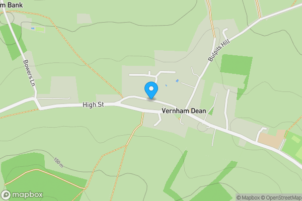 Map location for The Methodist Chapel, Back Lane, Vernham Dean, Andover, SP11 0LE
