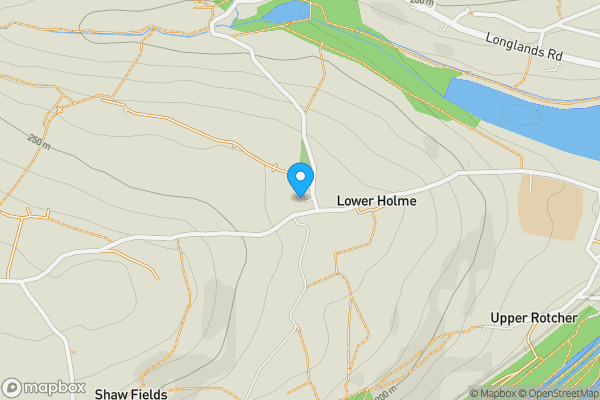 Map location for Upper Holme, HUDDERSFIELD, West Yorkshire, HD7 5XD