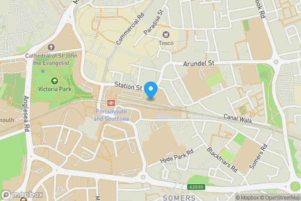 Map location for No Mans Land Fort, Solent, off Isle of Wight, PO1