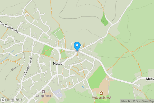 Map location for Churchtown, Helston, Cornwall, TR12 7HN