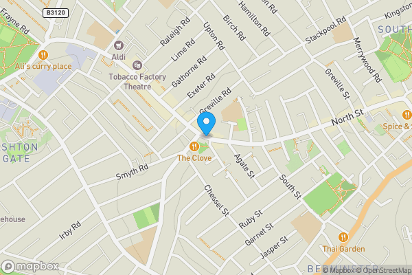 Map location for North Street, Bristol, BS3 1HW