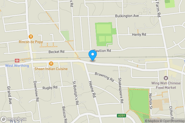 Bn11 Postcode Map First Floor Flat, 180 Tarring Road, Worthing, West Sussex, BN11 4HG
