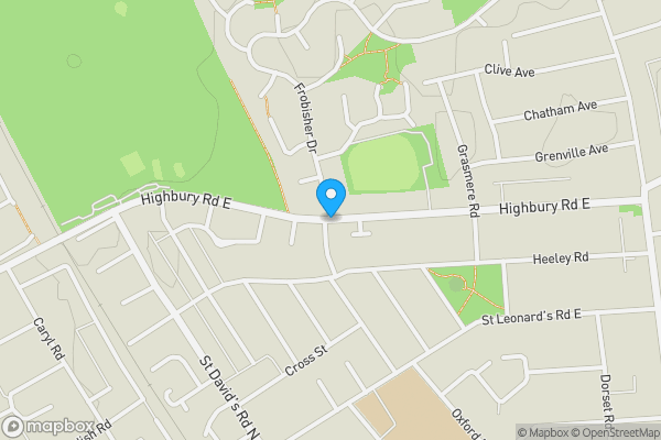 Map location for Highbury Road East, Lytham St. Annes, FY8 2LG