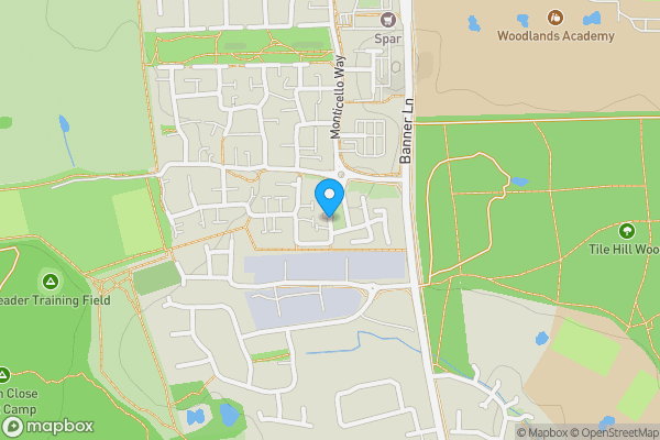 Map location for 11 Hudson Vale, Coventry, West Midlands, CV4 9HT