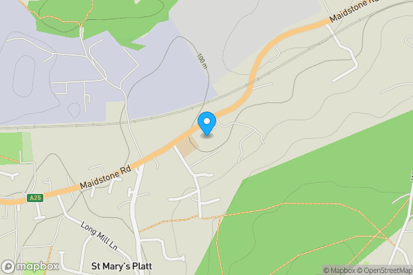 Map location for 8 Pine View, Platt, Sevenoaks, Kent, TN15 8LA
