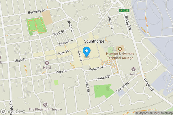 Map location for Kiosks 5-6 Jubilee Way, Scunthorpe, North Lincolnshire DN15 6RB