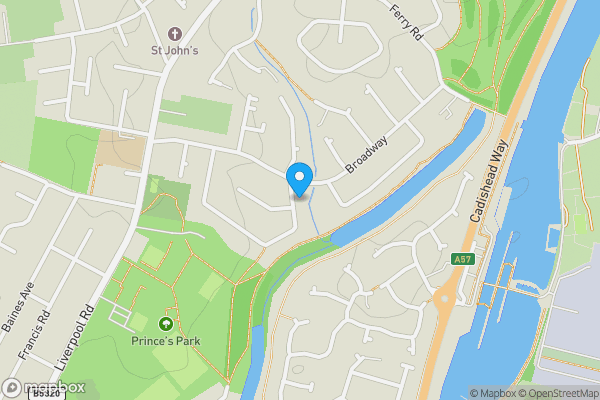 Map location for 78 Highbury Avenue Irlam, Manchester, Lancashire, M44 6BT