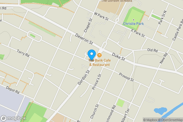 Map location for 1 Nelson Street, Huntly, AB54 8DE