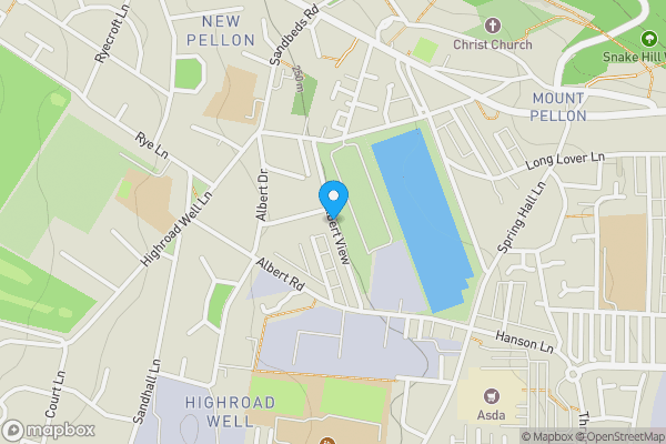 Map location for Albert View, HALIFAX, West Yorkshire, HX2 0HS