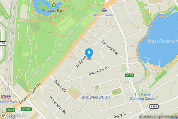 Map location for Flat 3, 16 Alexandra Grove, Finsbury Park, London, N4 2LF