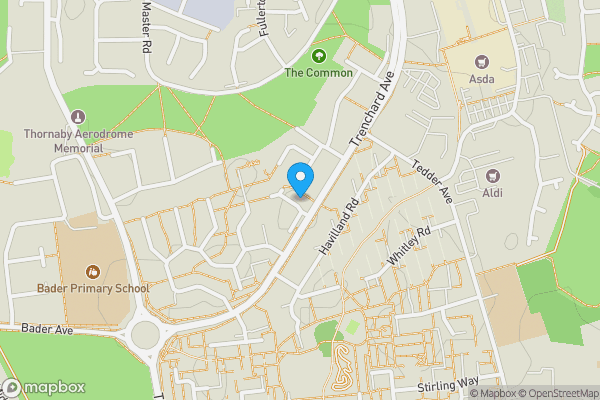 Map location for 9 Shackleton Close, Thornaby, Stockton-on-Tees, Cleveland, TS17 0DW