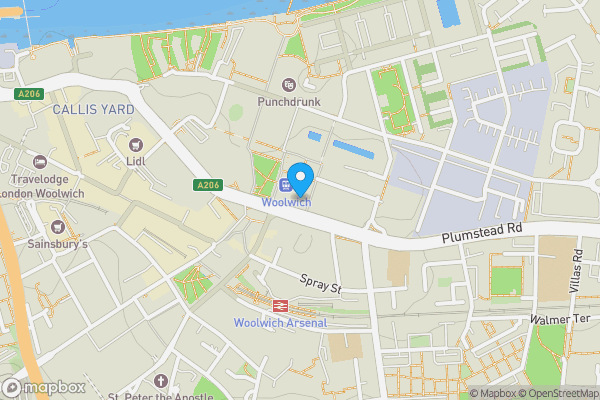 Map location for 2 Naval House 6 Victory Parade, Plumstead Road, London, SE18 6FN