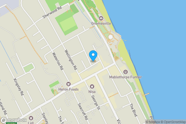 Map location for Former Salvation Army, Somersby Avenue, Mablethorpe, Lincolnshire, LN12 1HH