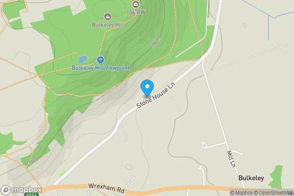 Map location for Foothills, Bulkeley , Malpas , SY14 8BQ