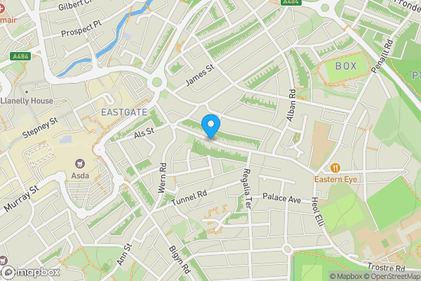 Map location for Marble Hall Road, LLANELLI, SA15 1NN