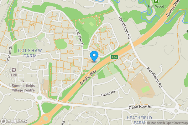 Map location for 24 Peckforton Walk, Wilmslow, SK9 2NX