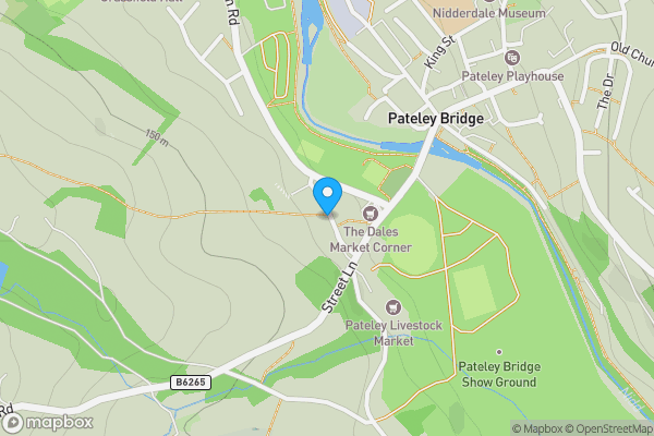 Map location for Former Delicatessen, Bridgehouse Gate, Pateley Bridge, Harrogate, North Yorkshire HG3 5HG