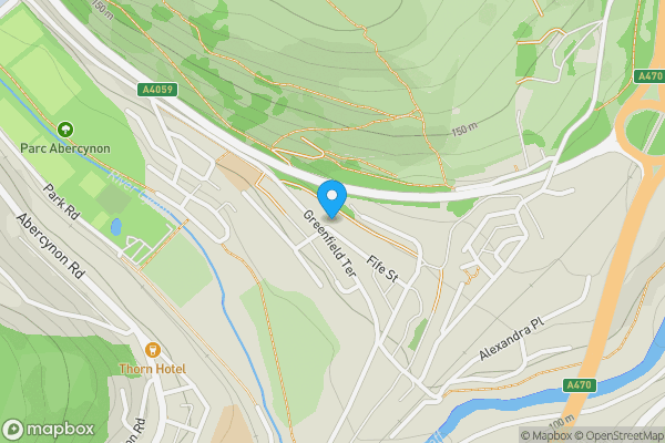 Map location for 36 Fife Street, Abercynon, Mountain Ash, CF45 4TU