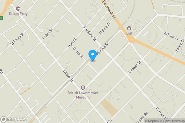 Map location for 87 Railway Street, Southport, PR8 5BD