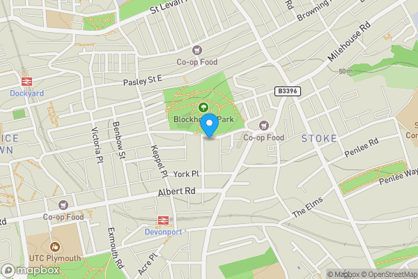 Map location for 1 Home Park, Stoke, Plymouth, Devon PL2 1BQ