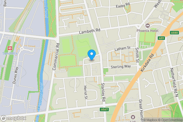 Map location for Flat 9, 2 Lemon Street, Liverpool, Merseyside L5 7TB