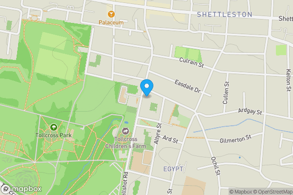 Map location for 159 Wellshot Road, Flat 3-1, Glasgow, G32 7AU