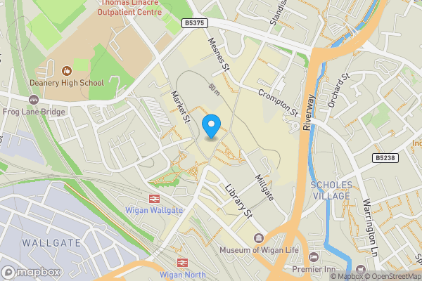 Map location for 26, Wigan, Greater Manchester, WN1 1PJ