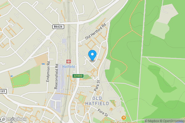 Map location for 44, Hatfield, Hertfordshire, AL9 5HB