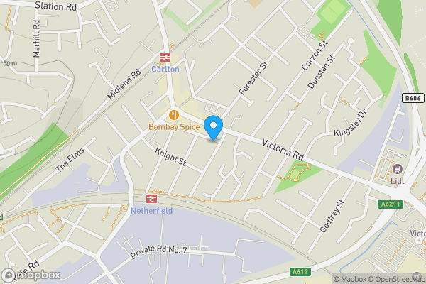 Map location for 4B Bourne Street, Netherfield, Nottingham NG4 2FH
