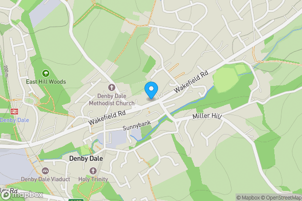 Map location for 370a & 370b Wakefield Road, Denby Dale, Huddersfield, HD8 8RX