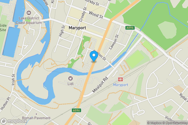 Map location for 74 Curzon Street, Maryport, CA15 6DA