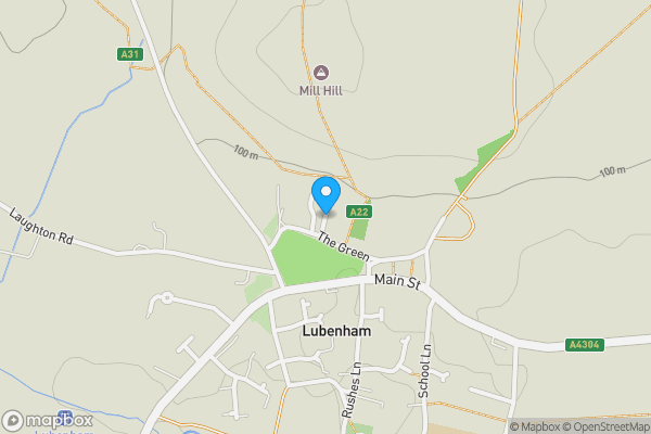 Map location for 6 Mill Hill, Lubenham, Market Harborough, LE16 9TH