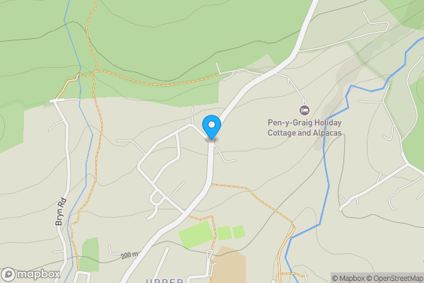 Map location for Mountain Road, Ammanford, SA18 1AN