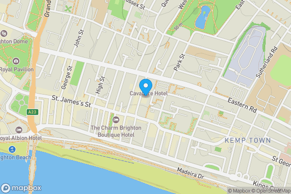 Map location for Flat 14 Dunblair Court, 43-44 Upper Rock Gardens, Brighton, Brighton & Hove, BN2 1QF