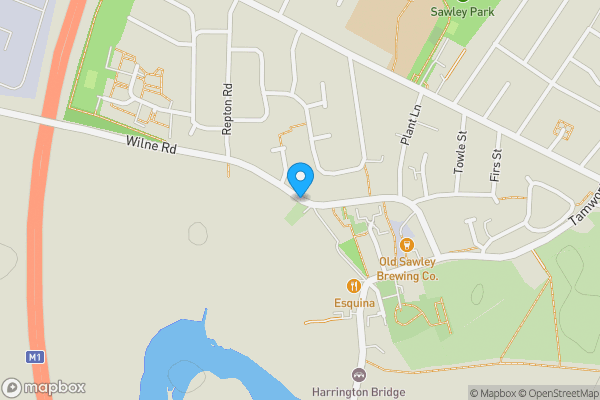 Map location for Wilne Road, Nottingham, Nottinghamshire, NG10 3AP