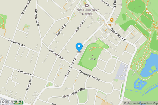 Map location for Cherry Tree Lane, Rainham, Essex, RM13 8TT