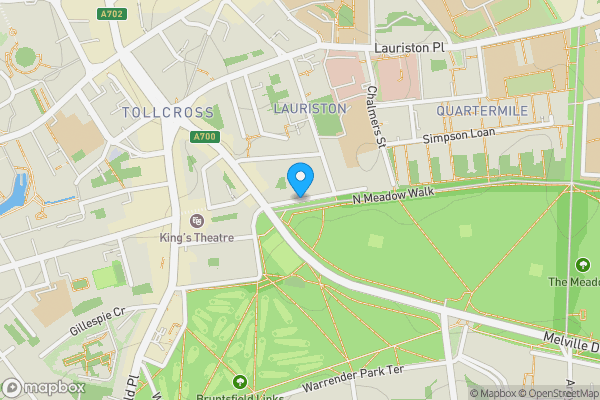 Map location for Flat 4, 6 Lonsdale Terrace, Edinburgh, City Of Edinburgh EH3 9HN