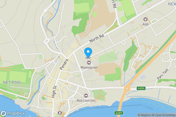 Map location for Napier Street, Cardigan, SA43 1ED